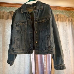Universal Thread Blue Denim Jean Jacket - Classic Button-Front